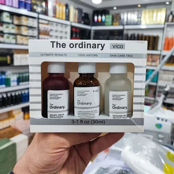 پک معجزه گر سه عددی سرم درمانی و ضد جوش اوردینری Ordinary — تصویر ۳