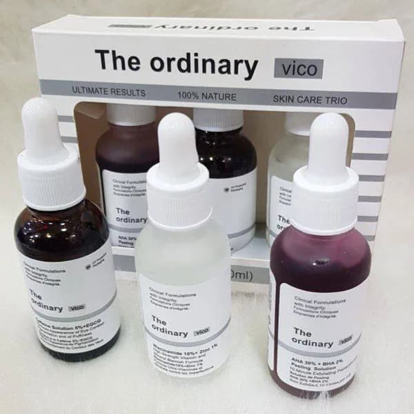 پک معجزه گر سه عددی سرم درمانی و ضد جوش اوردینری Ordinary — تصویر ۴