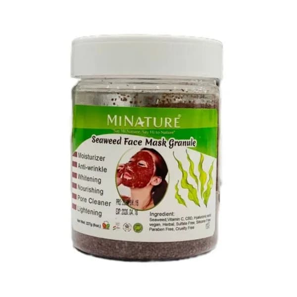ماسک جلبک گرانول برند میناتور MINATURE وزن ۲۲۷ گرم