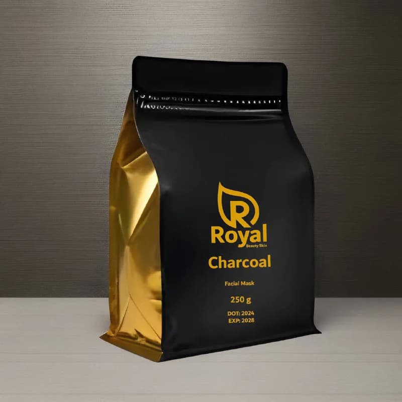 ماسک لاتکسی زغال رویال royal حجم 250 گرم — تصویر ۲