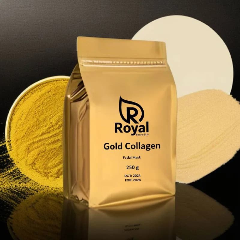 ماسک لاتکسی طلای کلاژن رویال royal حجم 250 گرم — تصویر ۳