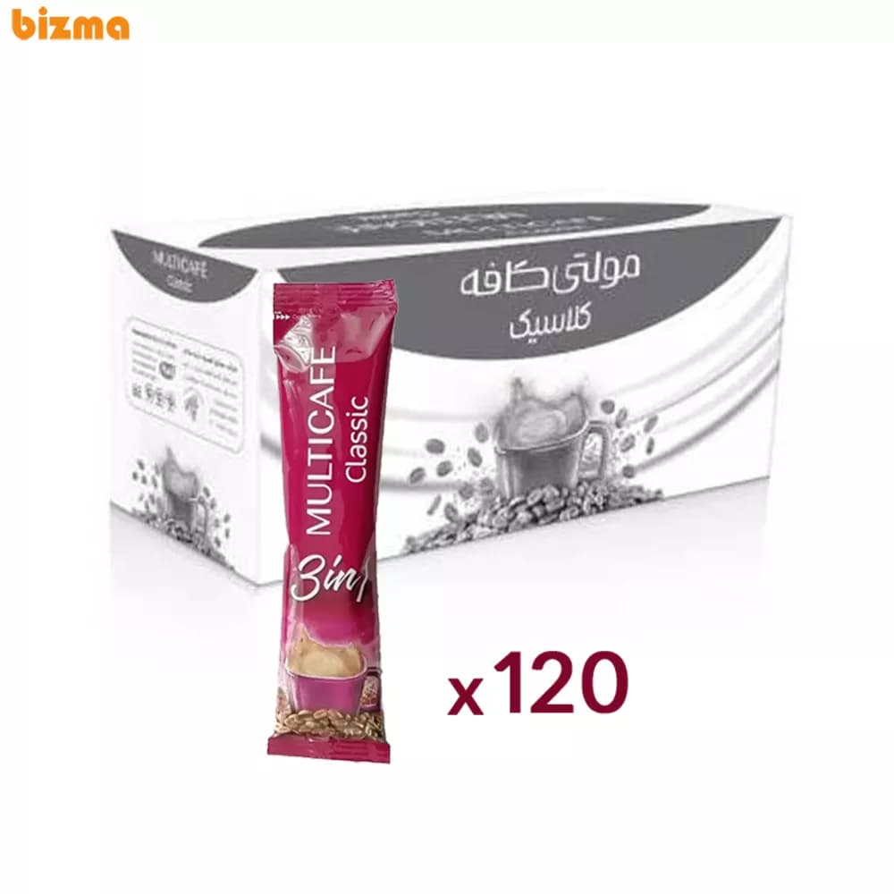 کافی میکس کلاسیک 3در1 مولتی کافه – کارتن 120 عددی