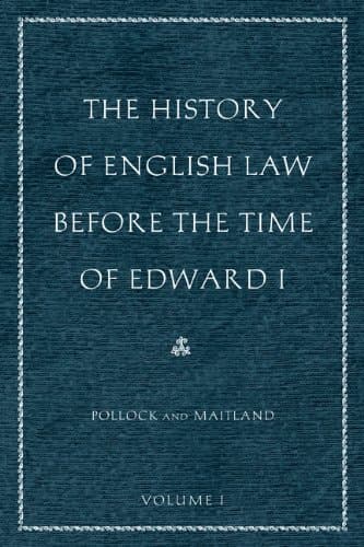 کتاب The History of English Law before the Time of Edward I, 2 Vol Set نسخه کامل