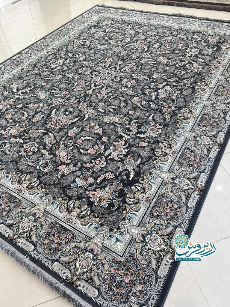 فرش رز دودی 700 شانه – تمام نخ اکریلیک