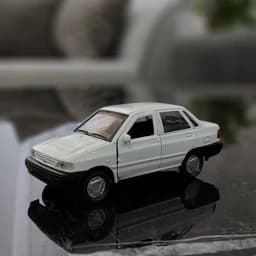 اسباب بازی ماشین فلزی (ماکت) پراید عقب کش بدون نور و موزیک — تصویر ۵