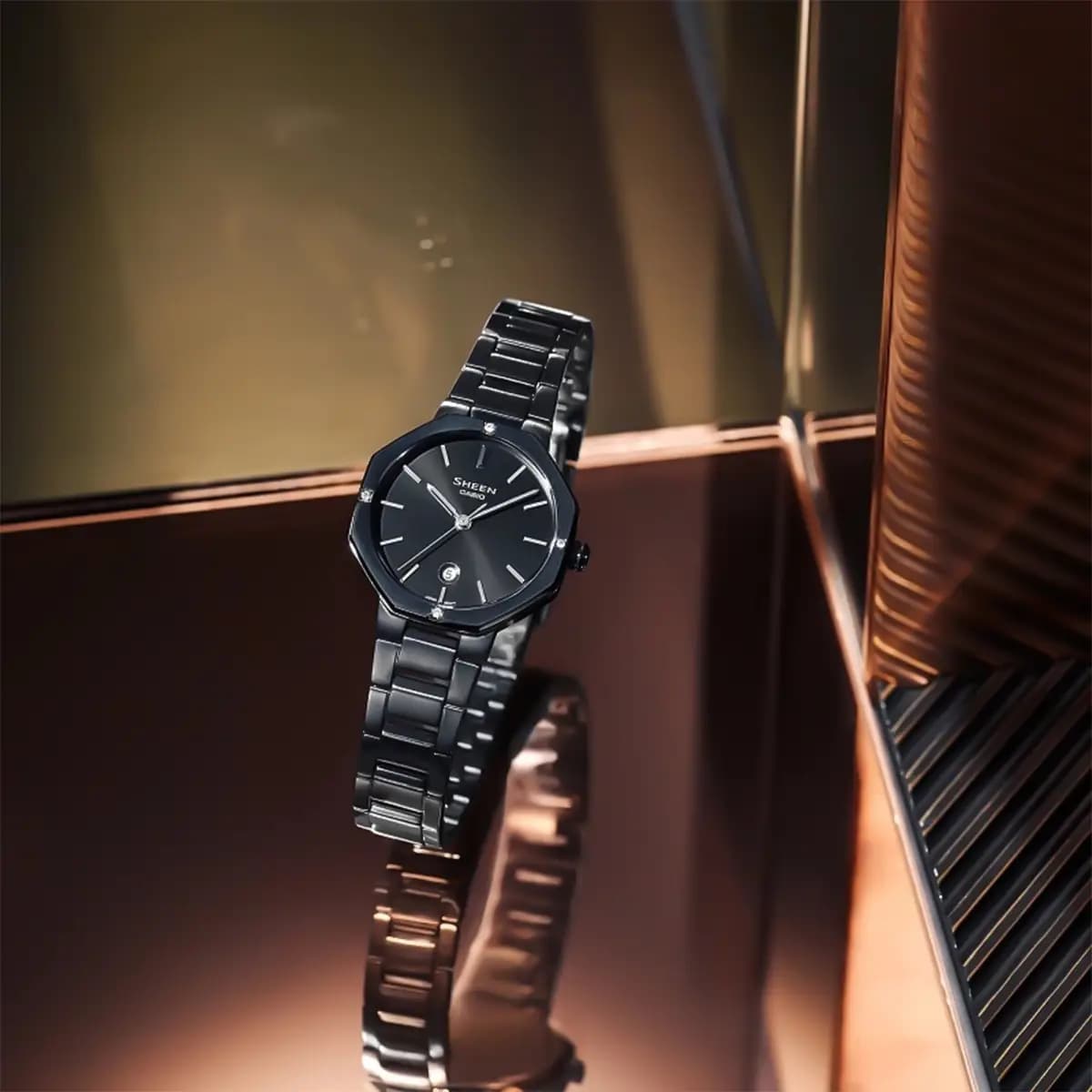 ساعت مچی زنانه کاسیو شین مدل Casio Sheen SHE-4543BD-1AUDF — تصویر ۵