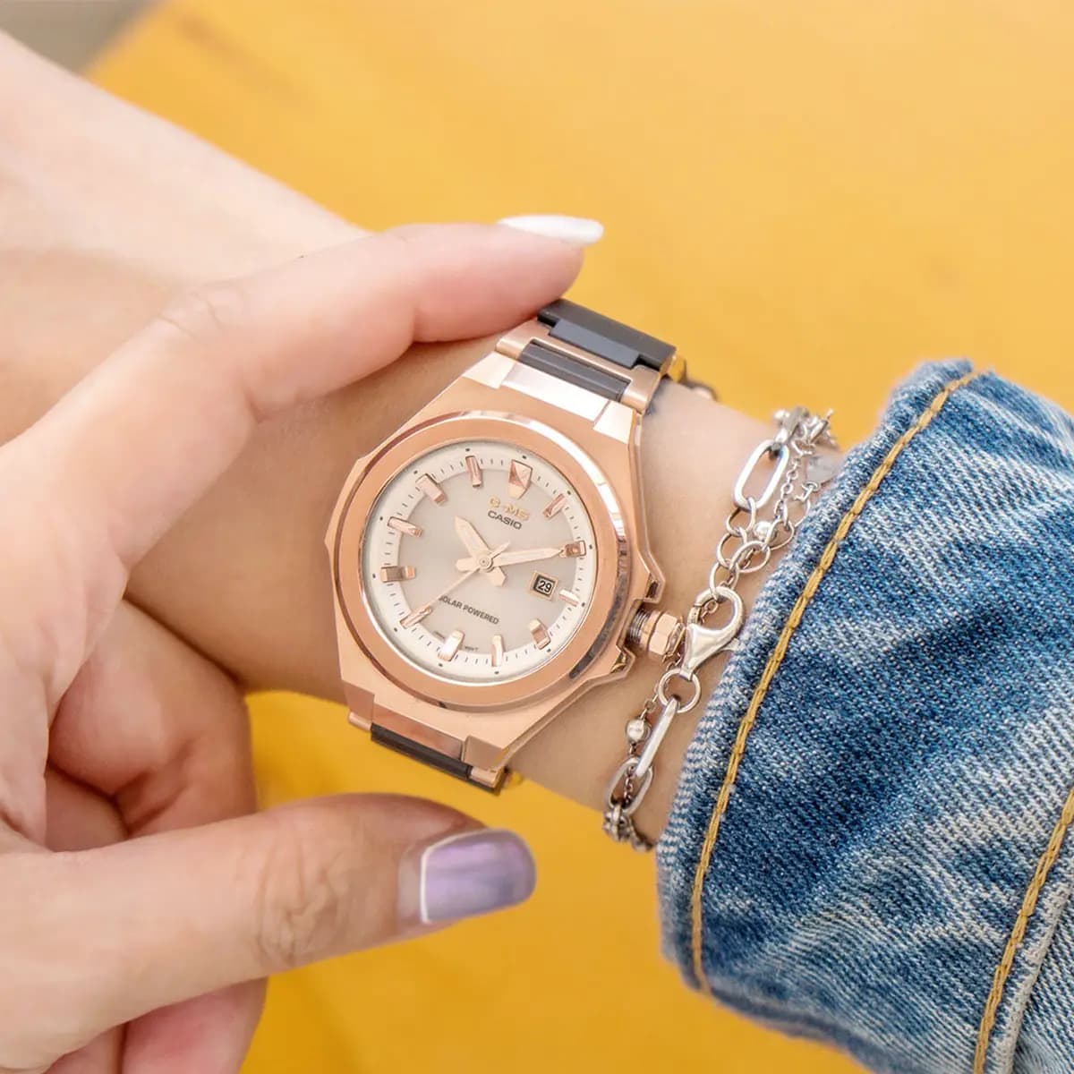 ساعت مچی زنانه کاسیو بیبی جی مدل Casio Baby-G MSG-S500CG-1ADR — تصویر ۴