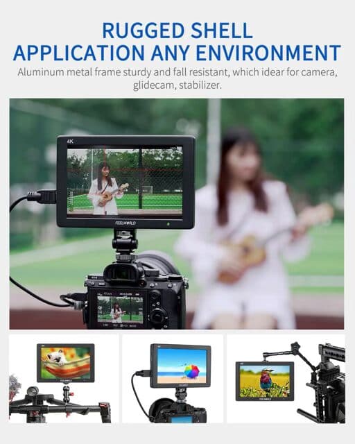 مانیتور فیلورد 7 اینچ | دوربین و گیمبال | FEELWORLD T7 PLUS 7 Inch 3D LUT 4K — تصویر ۴
