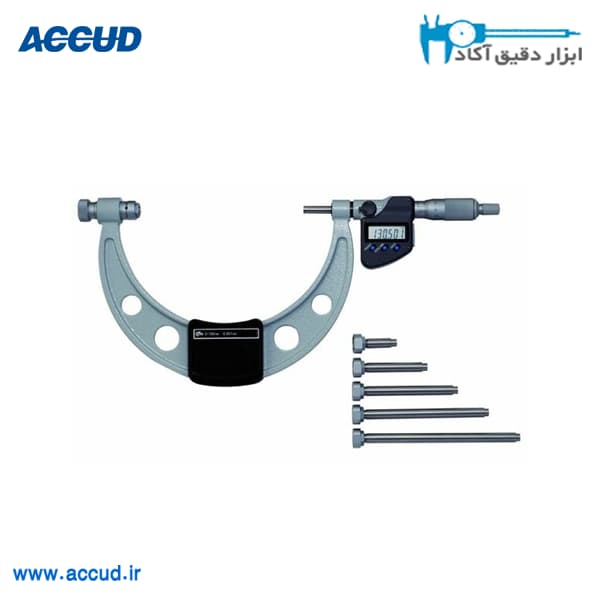 میکرومتر دیجیتال 300-150 میلی متر Accud (اکود با گارانتی شرکتی) مدل 315-012-01