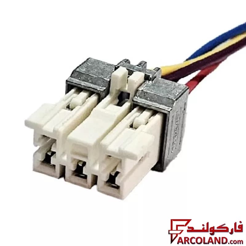 سوکت کلید شیشه بالابر کوچک سفید رالیا Ralia مناسب پژو پارس