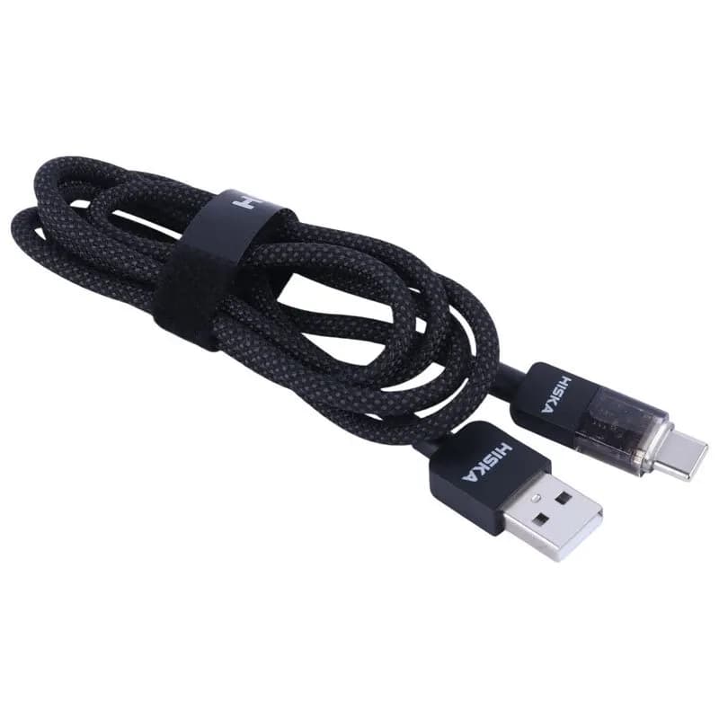 کابل تایپ سی فست شارژ 3 آمپر هیسکا LX-891AC طول 1 متر کد 9899 — تصویر ۴