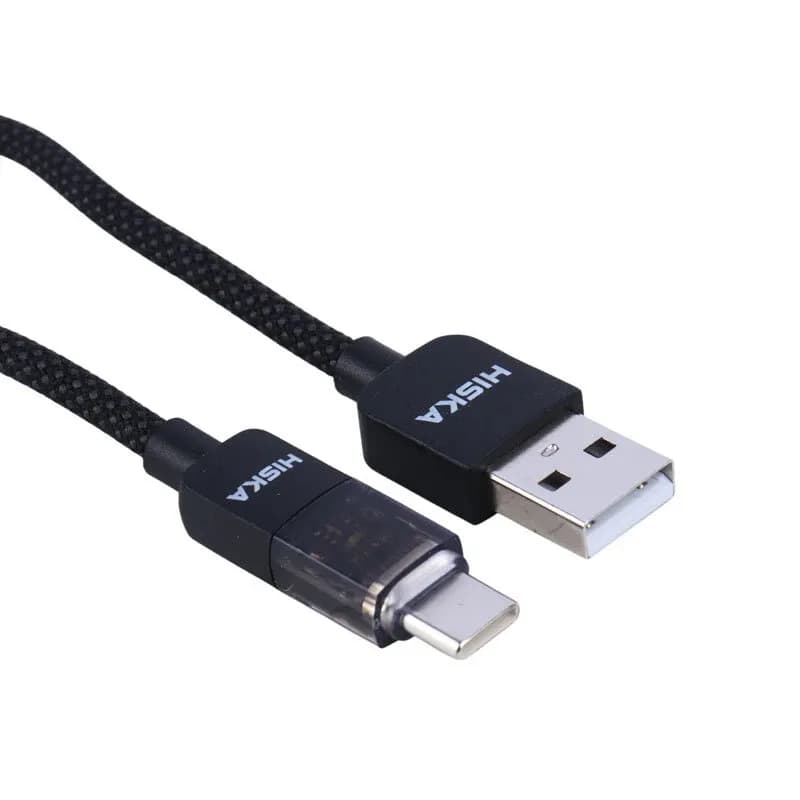 کابل تایپ سی فست شارژ 3 آمپر هیسکا LX-891AC طول 1 متر کد 9899 — تصویر ۳