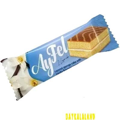 کیک لایه ای 30 گرمی آیفل ژیلداس وانیلی( یکی بخری دوتا میبری)
