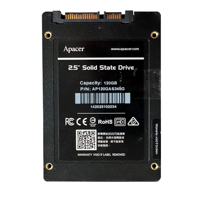 اس اس دی اپیسر Apacer Panther 120GB SSD 97 استوک — تصویر ۲