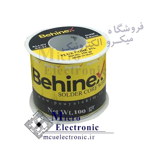 سیم لحیم بهینکس 100 گرمی 0.8 میلی متر