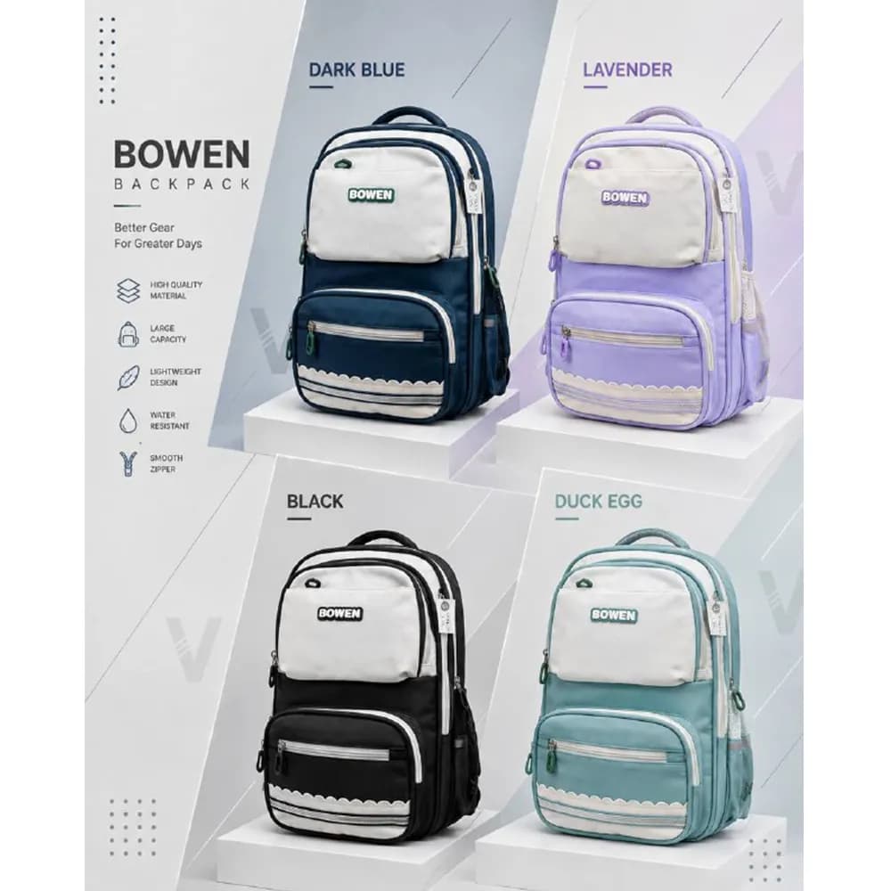 کوله پشتی مدرسه BOWEN کد 5101