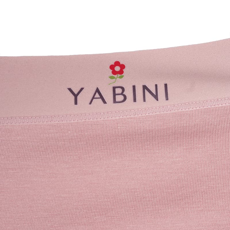 شورت زنانه اسلیپ کش لیزری طرح نوشته دار لاتین YABIN — تصویر ۸