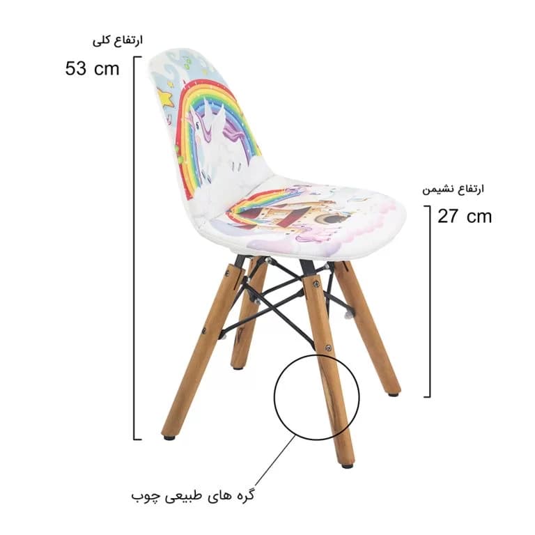صندلی کودک مدل تک شاخ Unicorn — تصویر ۳
