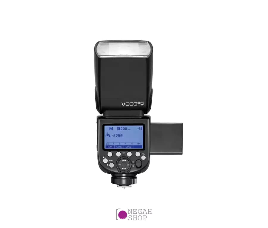 فلاش اکسترنال گودکس Godox V860 III C برای کانن به همراه باتری اضافه — تصویر ۴