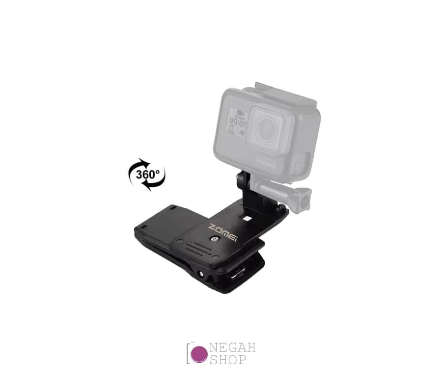 مانت اتصال 360 درجه دوربین ورزشی 360Rotation Flex Clamp برند Zomei — تصویر ۵