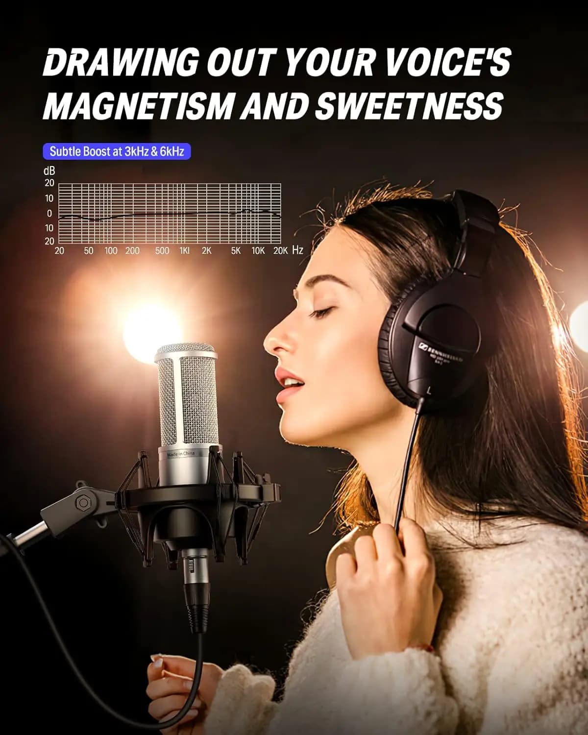 میکروفون Donner DC-20 Large Diaphragm Condenser Microphone — تصویر ۷