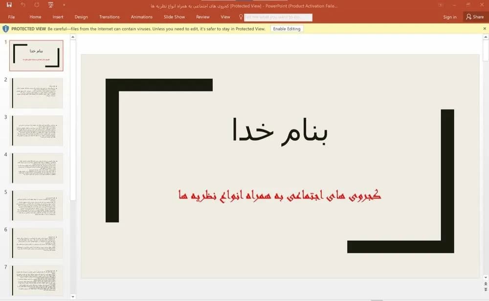 پاورپوینت کجروی های اجتماعی به همراه انواع نظریه ها