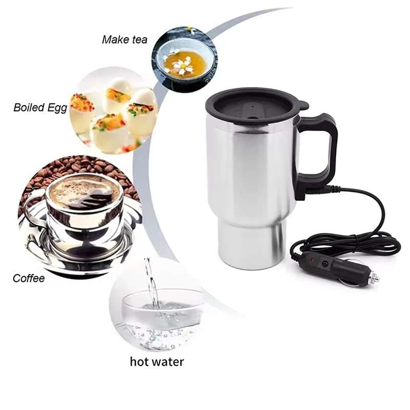 ماگ و فلاسک فندکی تمام استیل خودرو کد N553 — تصویر ۷
