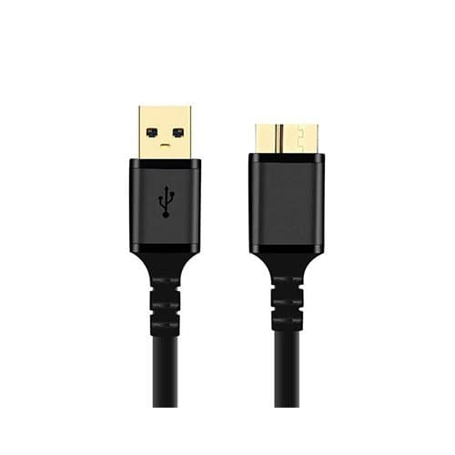 کابل هارد 3.0 USB کی نت پلاس به طول 0.6 متر مدل KP-CUAMHDD06