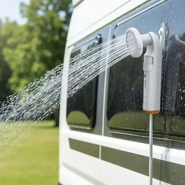 دوش سفری پرودو مدل Porodo Lifestyle 2‑In‑1 Portable Bidet & Shower PDLFSTPB55WH — تصویر ۴