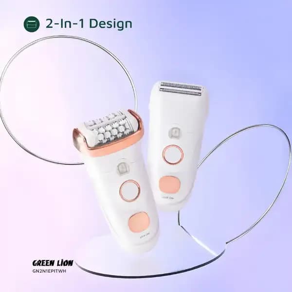 اپیلاتور گرین لاین مدل Green Lion 2 in 1 Epilator Shave, Trim, Epilate — تصویر ۵