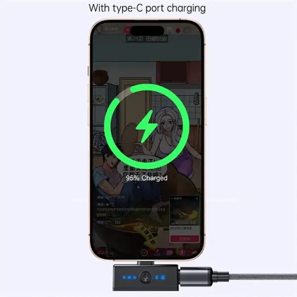میکروفون یقهای 2 در 1 بیسیم یسیدو مدل Yesido KR19 — تصویر ۷