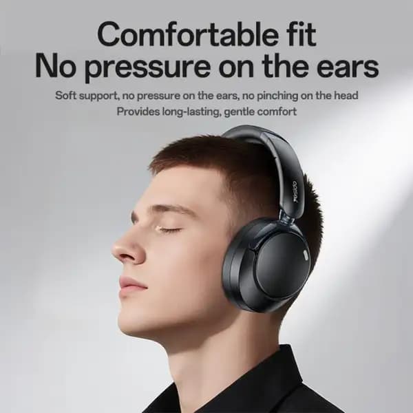 هدست حذف نویز دو حالته یسیدو مدل Yesido EP11 Dual‑Mode Noise Reduction Over‑Ear Bluetooth Headphones — تصویر ۵