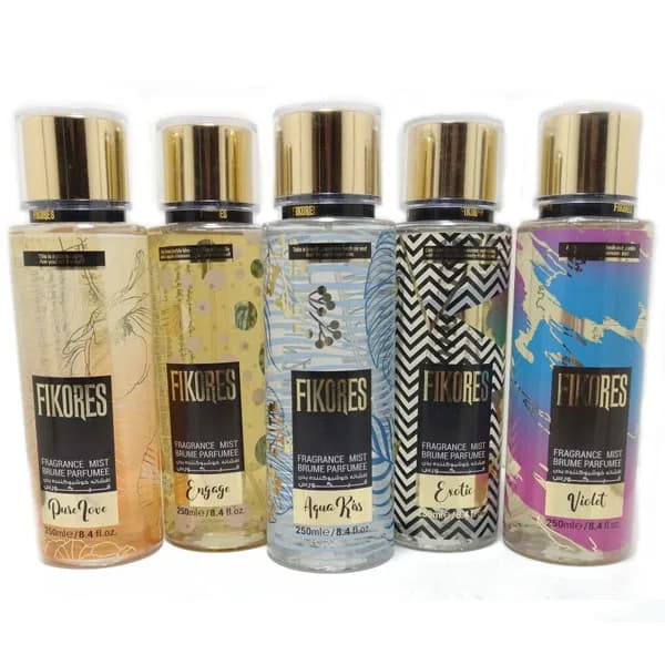 بادی اسپلش و عطر مو زنانه فیکورس مدل Pure Love حجم 250 میلی — تصویر ۳
