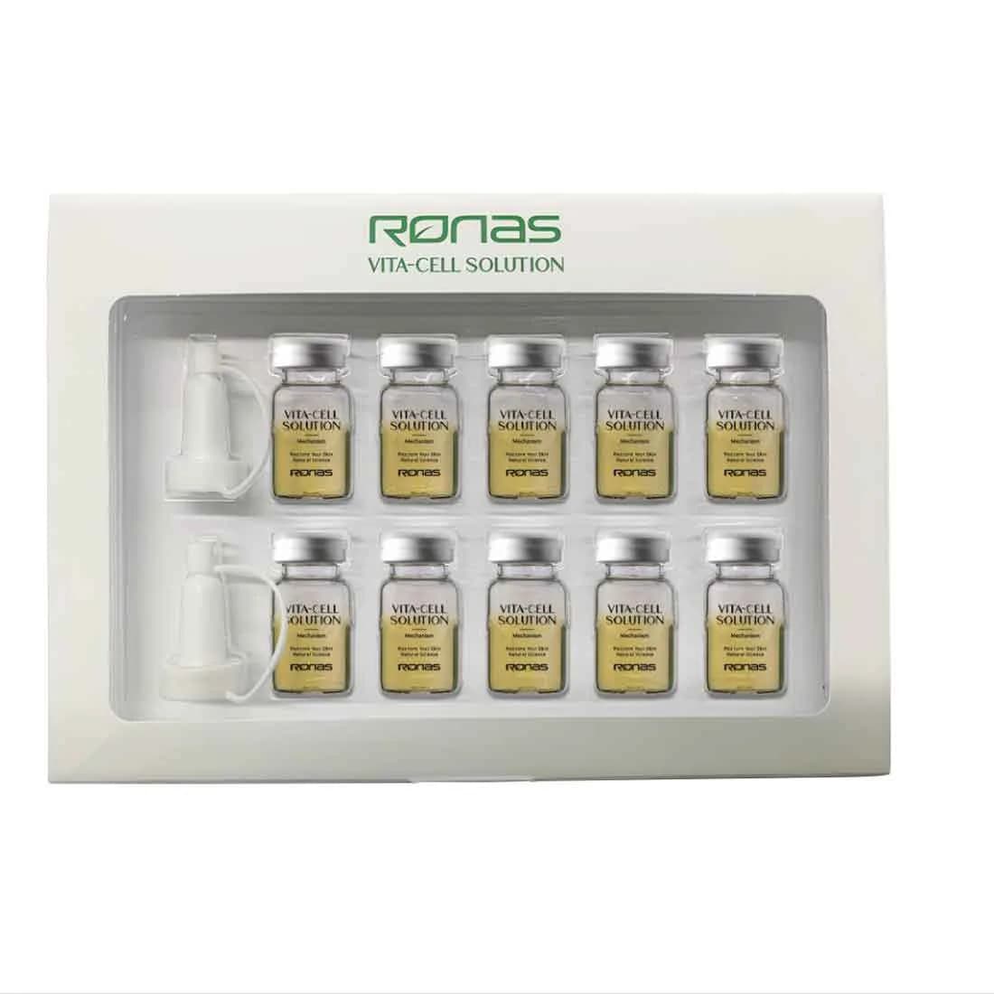 کوکتل روشن کننده و ضد چروک ویتاسل سلول بنیادی روناس Ronas — تصویر ۴