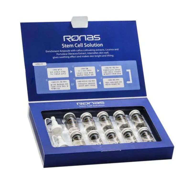کوکتل جوانساز و روشن کننده سلول بنیادی روناس Ronas حجم 5 میلی لیتر — تصویر ۴