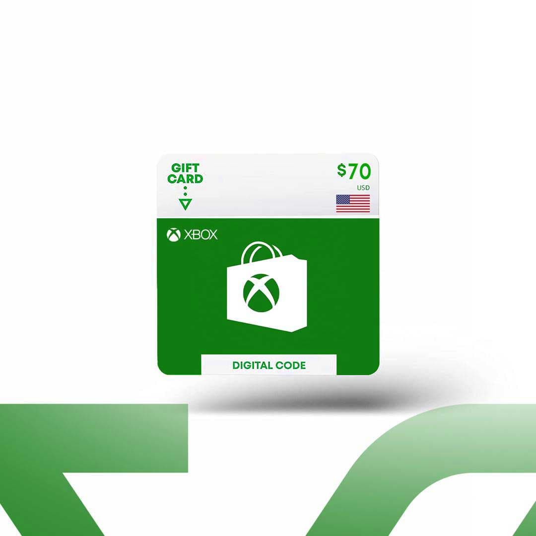 گیفت کارت 70$ XBOX آمریکا