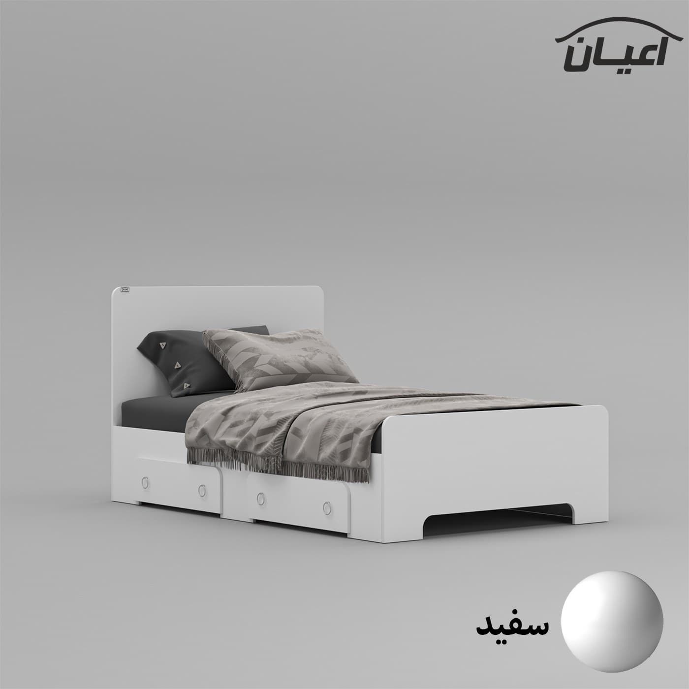 تخت خواب یک نفره مدل FH793 سایز 120×200 سانتی متر مبلمان فرنا مدل 1143787 — تصویر ۳