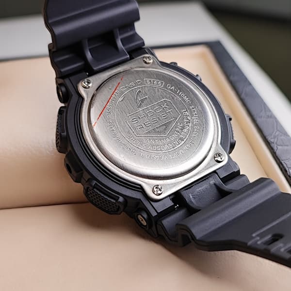ساعت مچی کاسیو جی شاک دو زمانه مشکی G-Shock (دو موتوره) — تصویر ۸