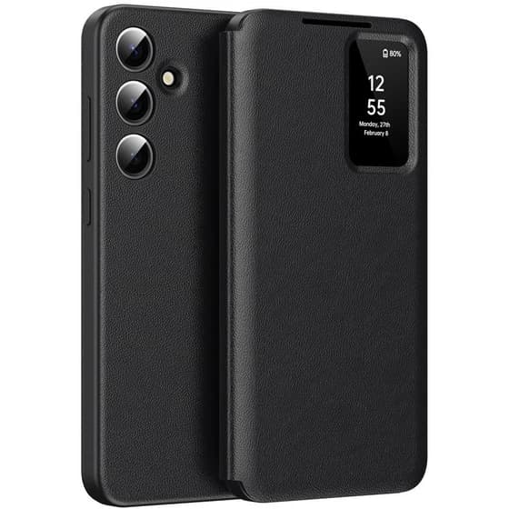 کیف هوشمند سامسونگ S25 FE کلاسوری سنسوردار Smart View Wallet Case — تصویر ۳