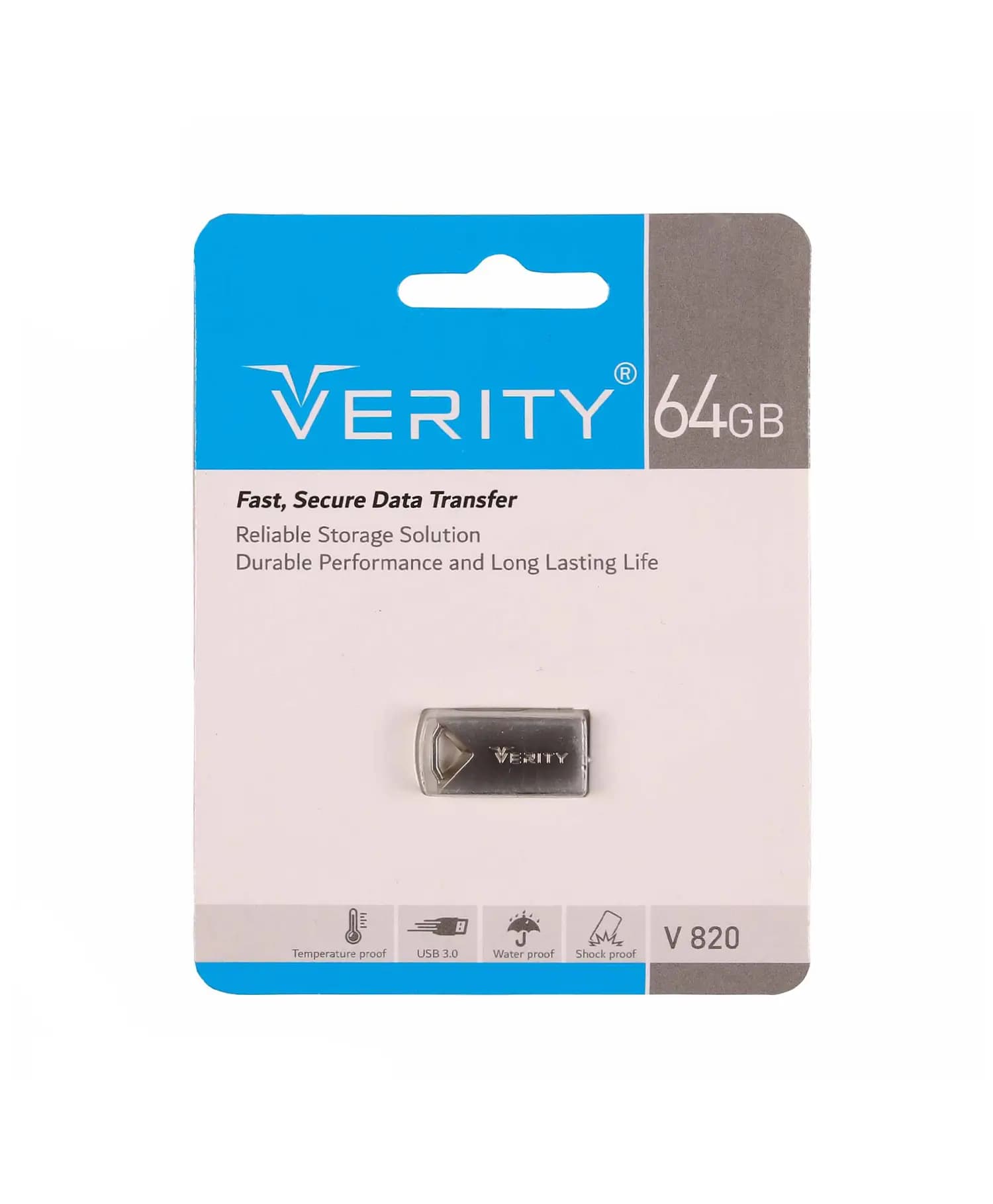 فلش مموری وریتی مدل V820 USB 3.0 ظرفیت 64 گیگابایت — تصویر ۳