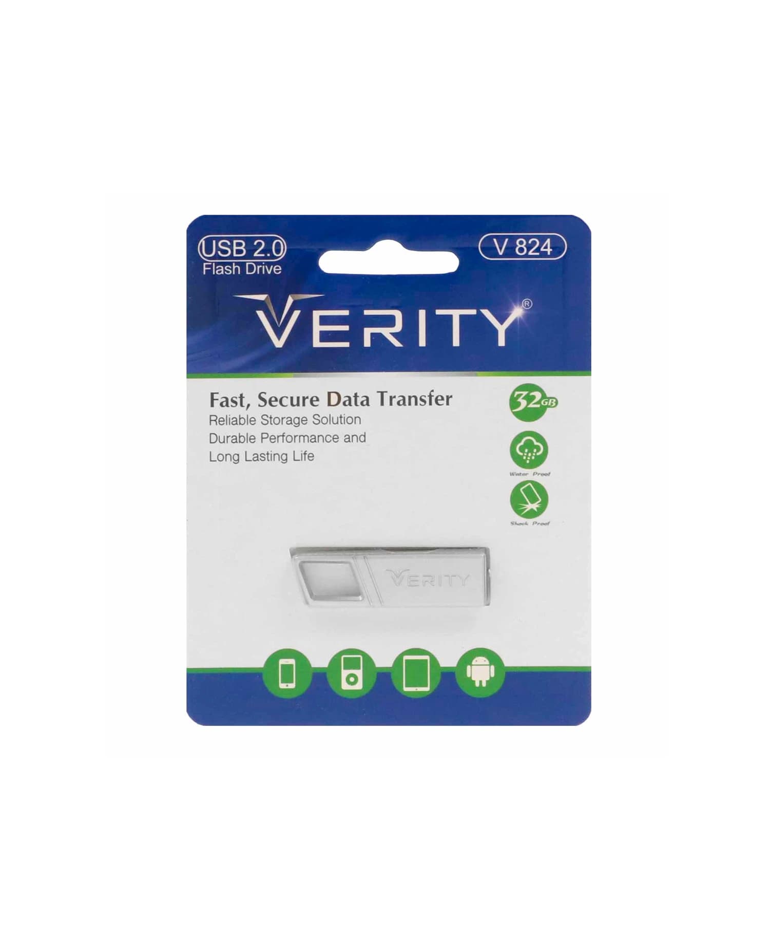 فلش مموری وریتی V 824 ظرفیت 32 گیگابایت — تصویر ۳