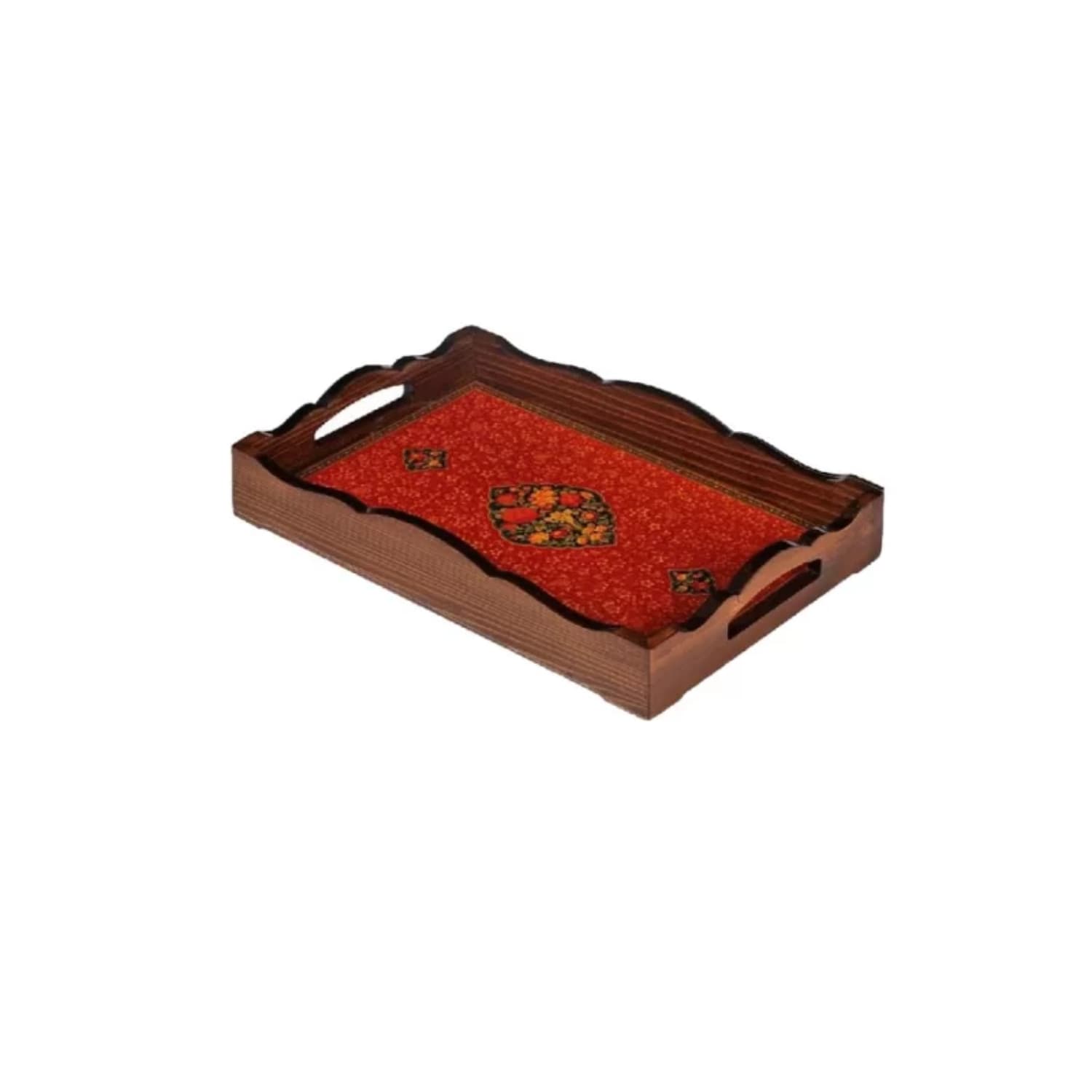 سینی دکوپاژ مستطیل کوچک 21در31-ترنج-ماهد کد 02601108