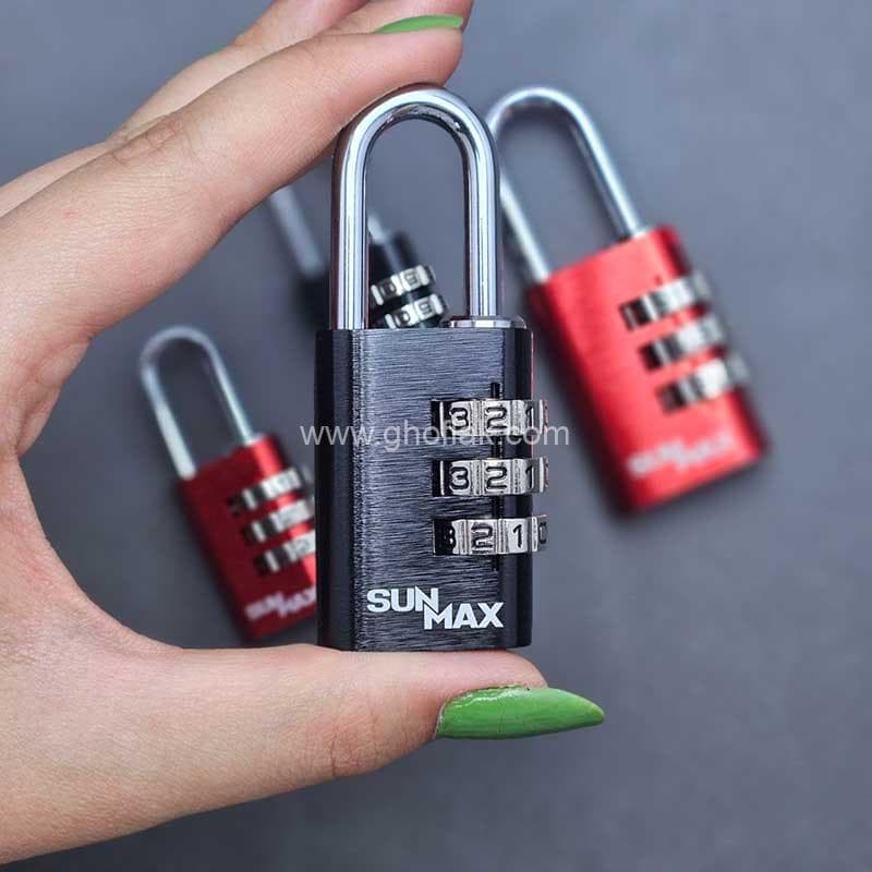 قفل آویز رمزی سانکس سایز ۲۸ — تصویر ۳