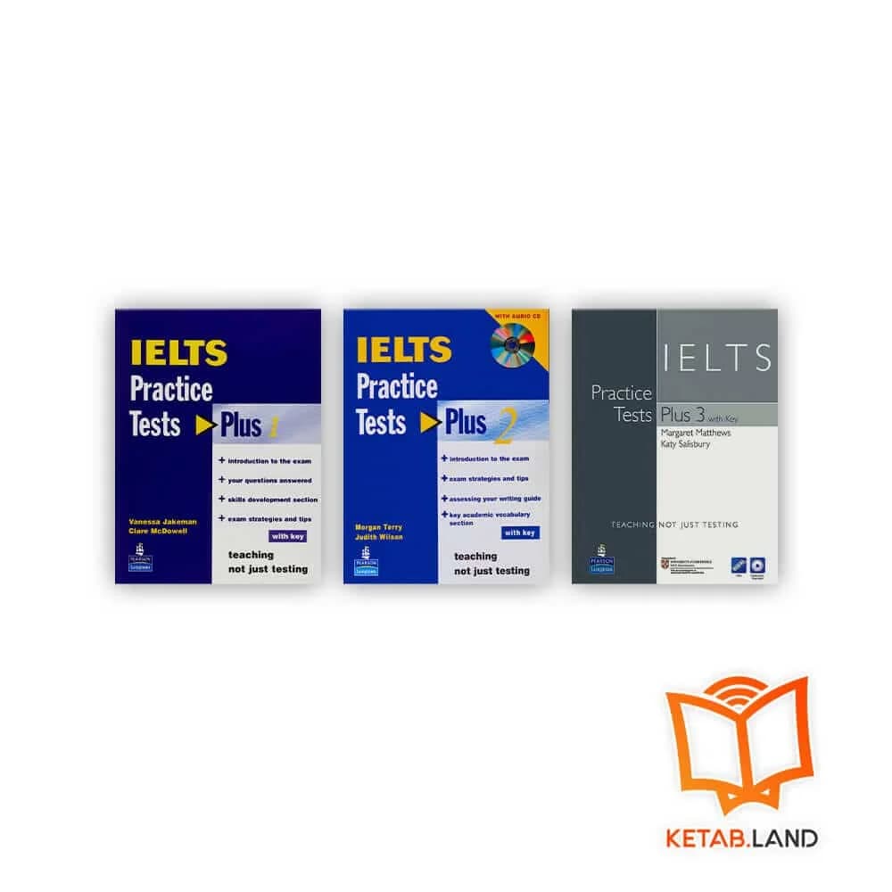 پک کامل 3 جلدی کتاب های IELTS Practice Tests Plus