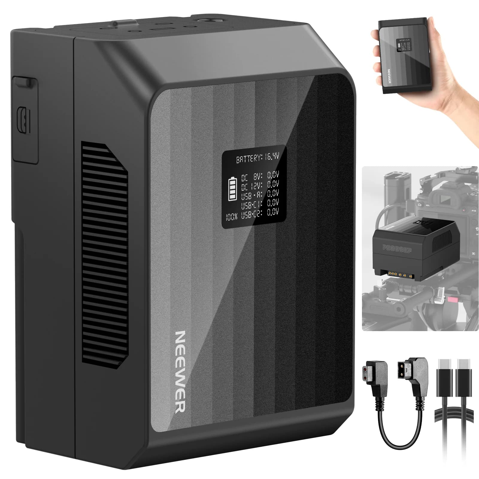 باتری هوشمند و کوچک V-Mount نیور NEEWER – مدل PS099S