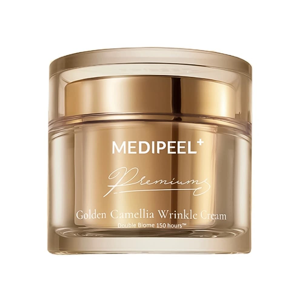 کرم ضد چروک کاملیا طلایی مدی پیل MEDI PEEL Peptide 9 Golden Camellia Wrinkle Creamمناسب انواع پوست حجم 50میلی لیتر