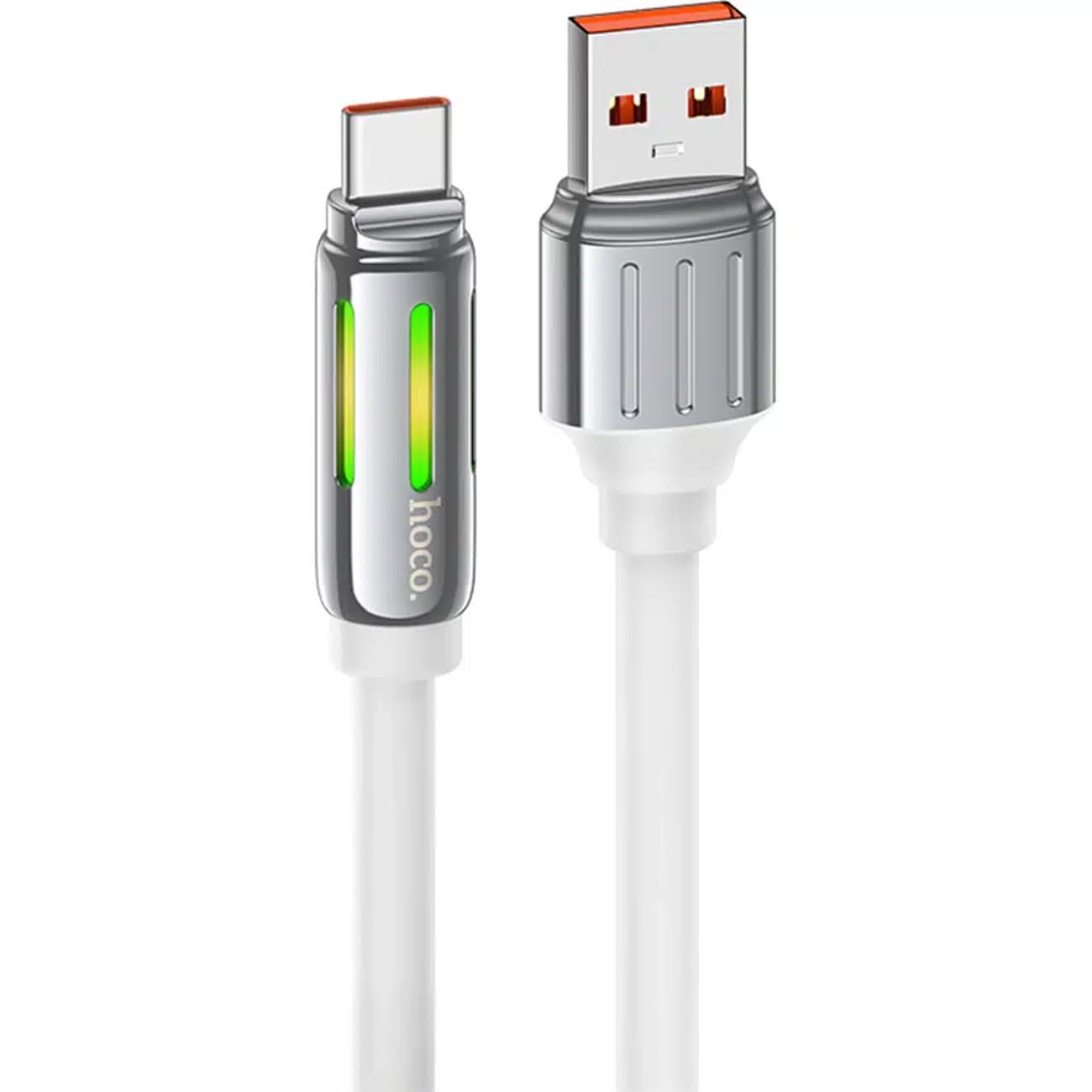 کابل تایپ سی هوکو مدل U136 با نور RGB طول 1.2 متر 5 آمپر — تصویر ۳