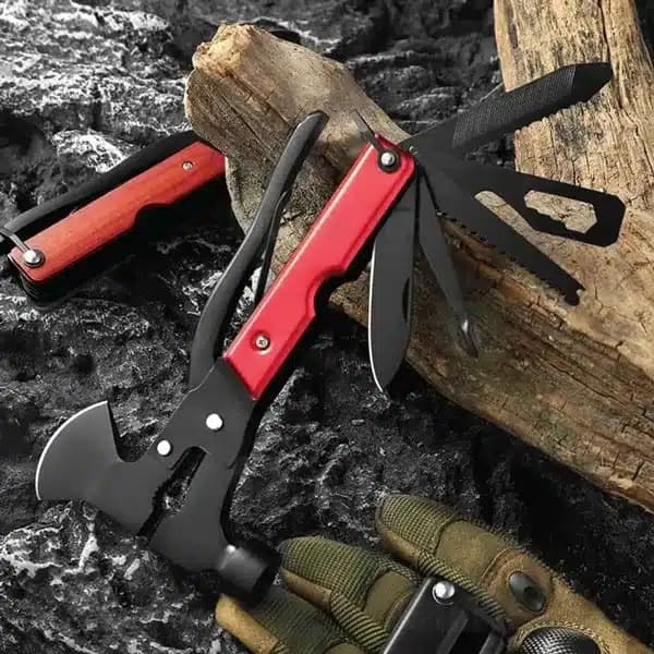 تبر و چکش 13 کاره گرین لاین مدل Green Lion Storm Breaker Multi Axe Hammer — تصویر ۴