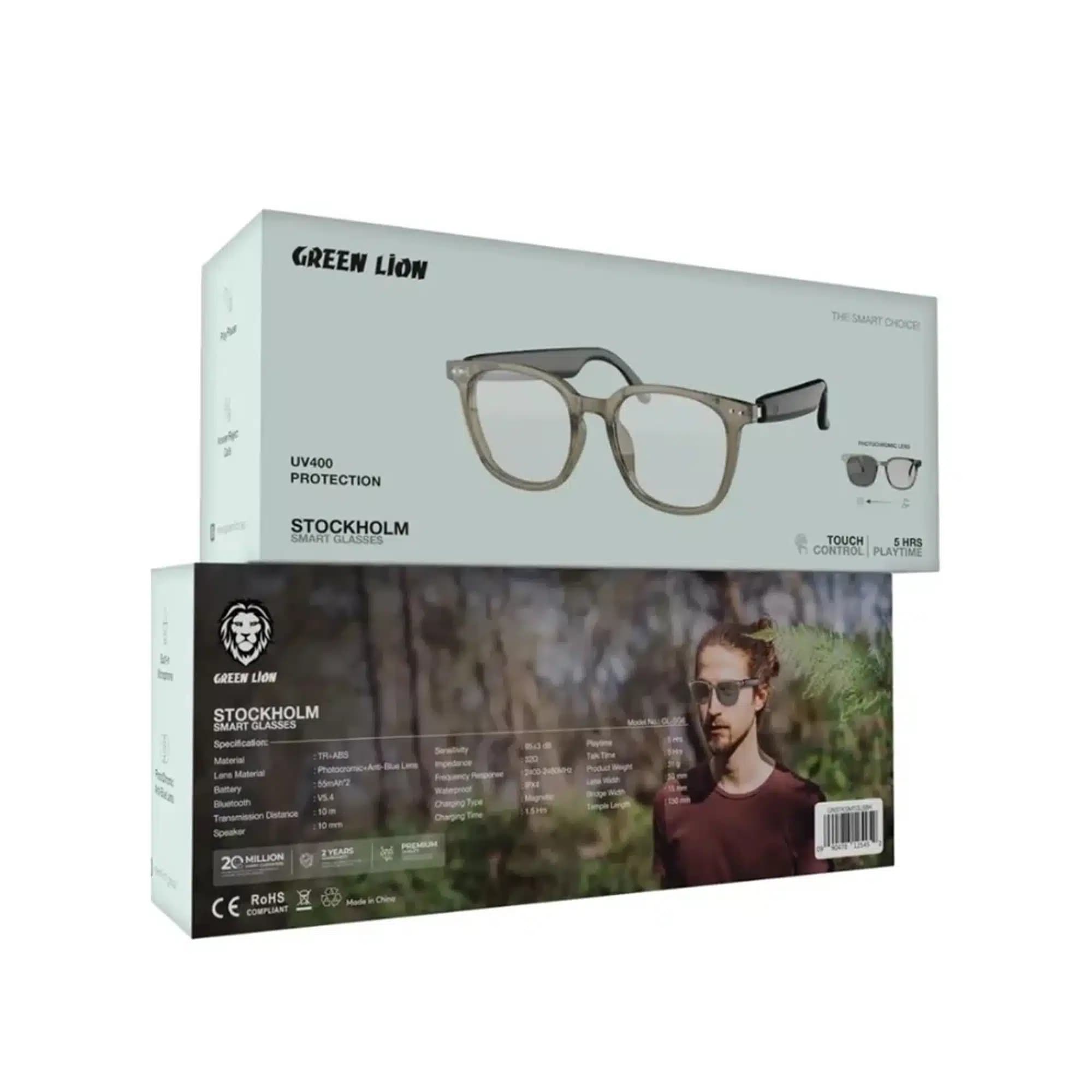 عینک هوشمند گرین لاین مدل Green Lion Stockholm Smart Glasses — تصویر ۳