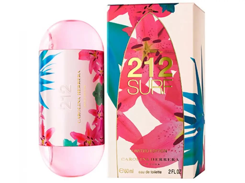 عطر ادکلن کارولینا هررا ۲۱۲ سورف زنانه اصل | Carolina Herrera 212 Surf for Her — تصویر ۲